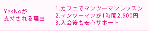 YesNoが支持される理由